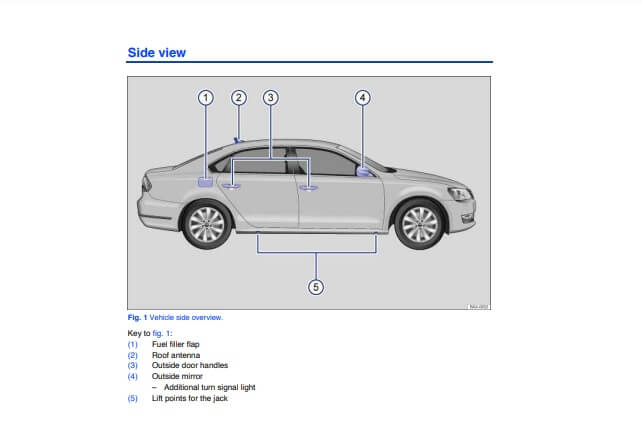 VW Passat B7 Owner's Manual