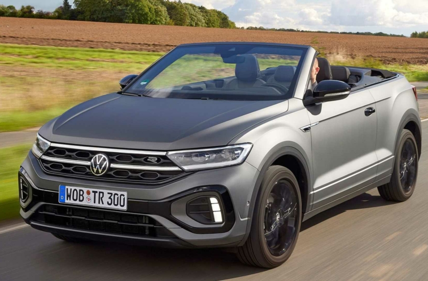 Volkswagen introduced a special version of the T-Roc convertible crossover